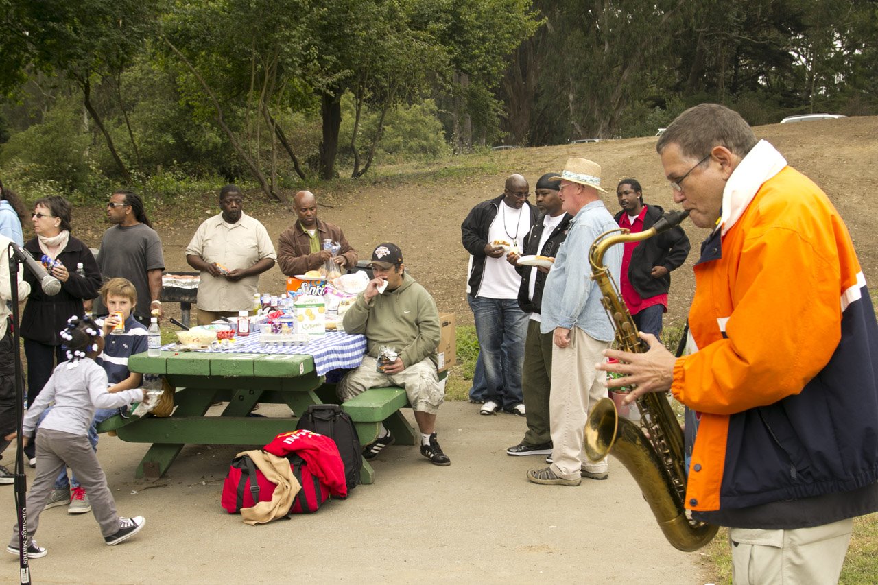 San Francisco Reentry Court Judge Jeffrey Tauber at San Francisco Parole Reentry Court Barbecue in Golden Gate Park, 2010. San Francisco Reentry Court Judge Jeffrey Tauber at San Francisco Parole Reentry Court Barbecue in Golden Gate Park, 2010.
